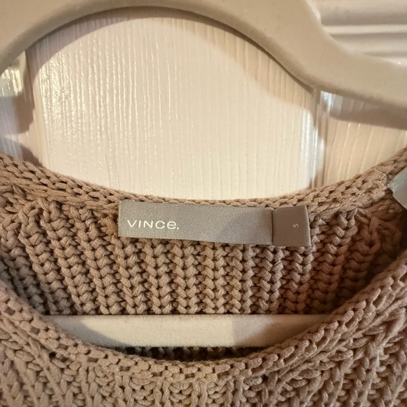 Vince Brown Ribbed Sleeveless Sweater - Picture 2 of 4